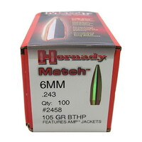 Hornady .243 105 gr BTHP Match 100 Pack